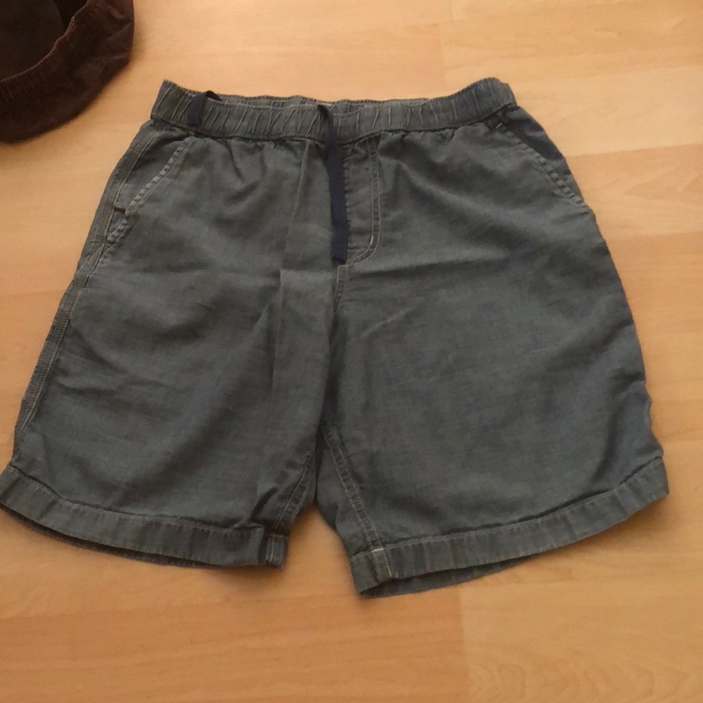 blue denim style shorts to wear around the house